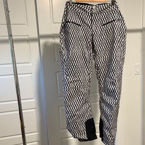 Obermeyer Monochrome Geometric Ski Pants